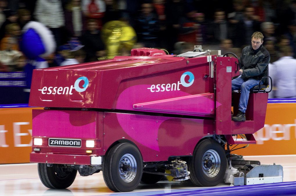 Zamboni advertising is located on one or both sides of the ice cleaning machine and is one of the most visible forms of arena advertising.